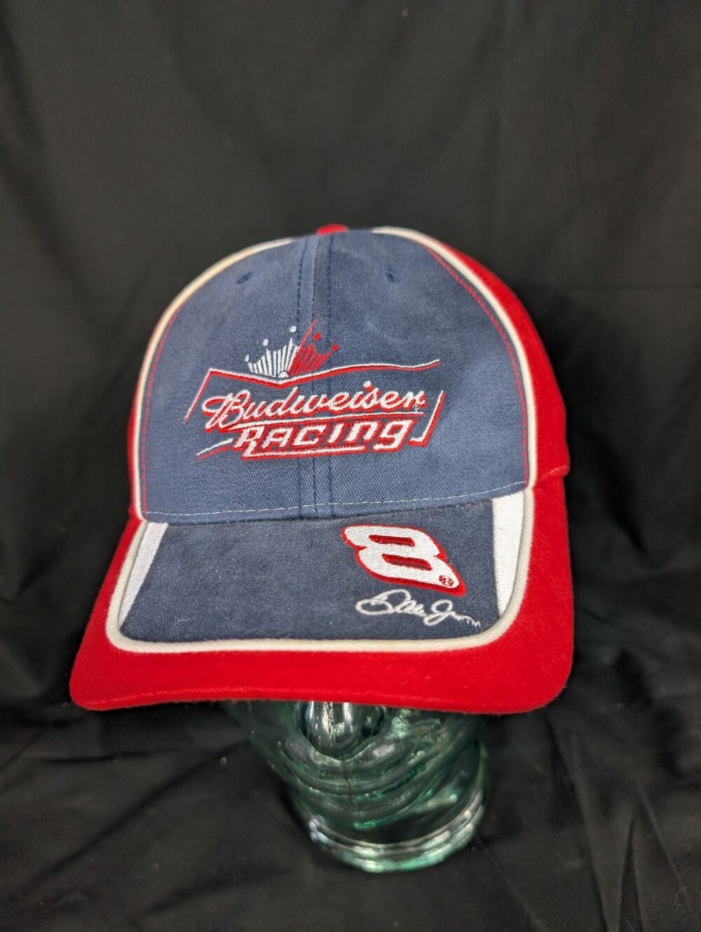 Dale Earnhardt Jr. 8 NASCAR Racing Budweiser Hat Cap Strapback Winners Circle